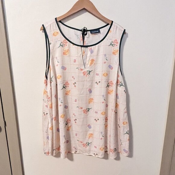 ModCloth Do Right Darling Sleeveless Blouse Tank Boho 2X - Picture 3 of 7